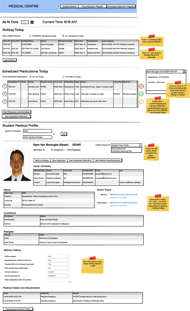 1_Medical Centre Dashboard